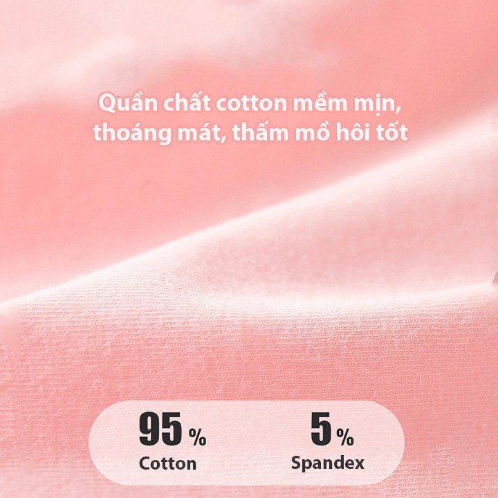 Quần chip đùi cotton, Quần chip cho bé gái 2-12 tuổi mẫu mới đủ họa tiết màu sắc nhã nhặn đáng yêu Baby-S – C023