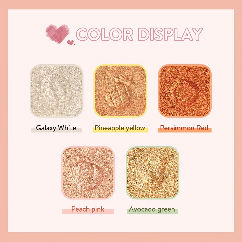 Phấn Mắt GECOMO Ánh Ngọc Trai Lấp Lánh Chống Thấm Nước