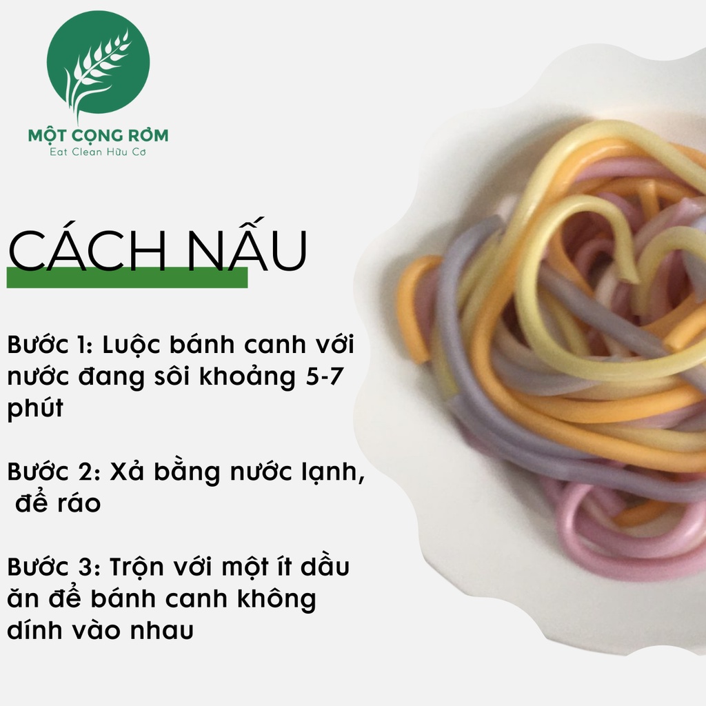 Bánh canh ống ngũ sắc FUMA túi 500G | Một Cọng Rơm