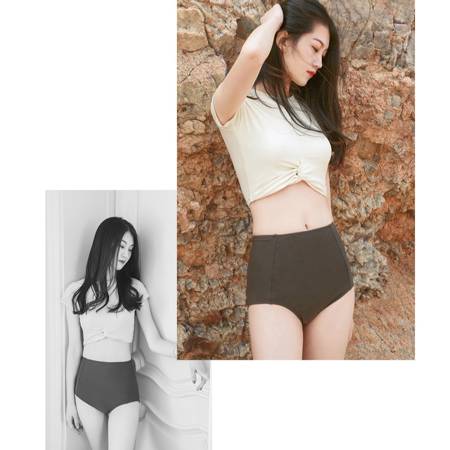 Bộ bơi nữ 2 mảnh kiểu dáng trẻ trung kín đáo