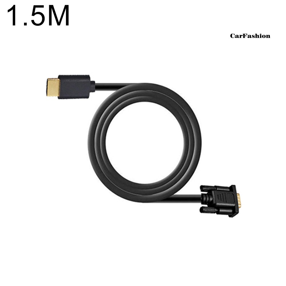 Dây Cáp Chuyển Đổi 1 / 1.5 / 1.8m Hdmi Sang Vga Hd-15 D-sub Video Cho Pc Hdtv