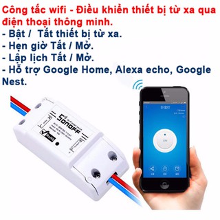 Thiết Bị Bật / Tắt Điện Thông Minh Từ Wifi Sanoff