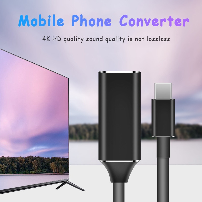 Adapter Chuyển Đổi USB 3.1  Sang HDMI 4K Cho PC/Điện Thoại/Máy Tính
