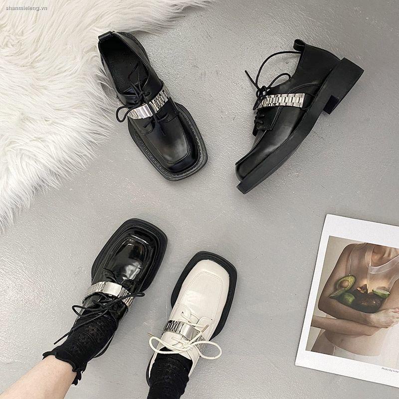 Giày da đế dày phong cách Anh Quốc 2012 sành điệu dành cho nữ