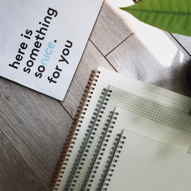 Sổ gáy xoắn/ Basic notebook wt pvc cover