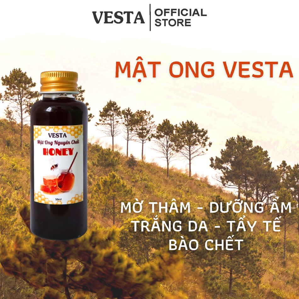 Mật Ong 🍯𝑭𝒓𝒆𝒆𝒔𝒉𝒊𝒑🍯 Mật Ong Hoa Cà Phê - Mật Ong Rừng Nguyên Chất Vesta 50ml | BigBuy360 - bigbuy360.vn