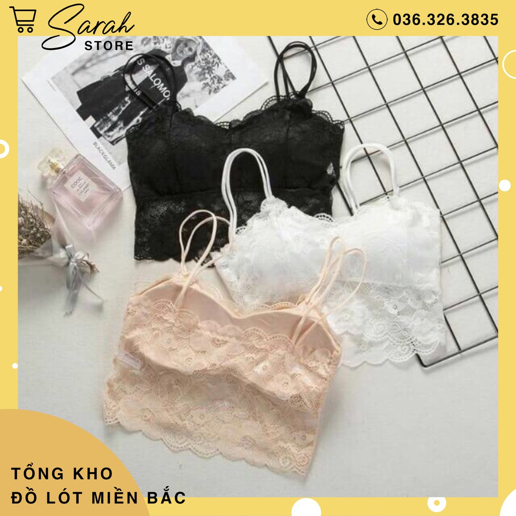 Áo Bra Ren Hoa 2 Dây Đẹp Gợi Cảm, Áo Bra Hoa | BigBuy360 - bigbuy360.vn
