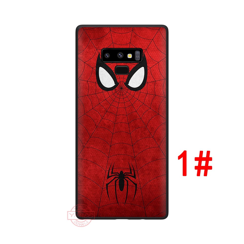 Ốp điện thoại dẻo hình Spider Man cá tính cho Samsung Galaxy S7 Edge S8 S9 S10 Plus Note 8 9