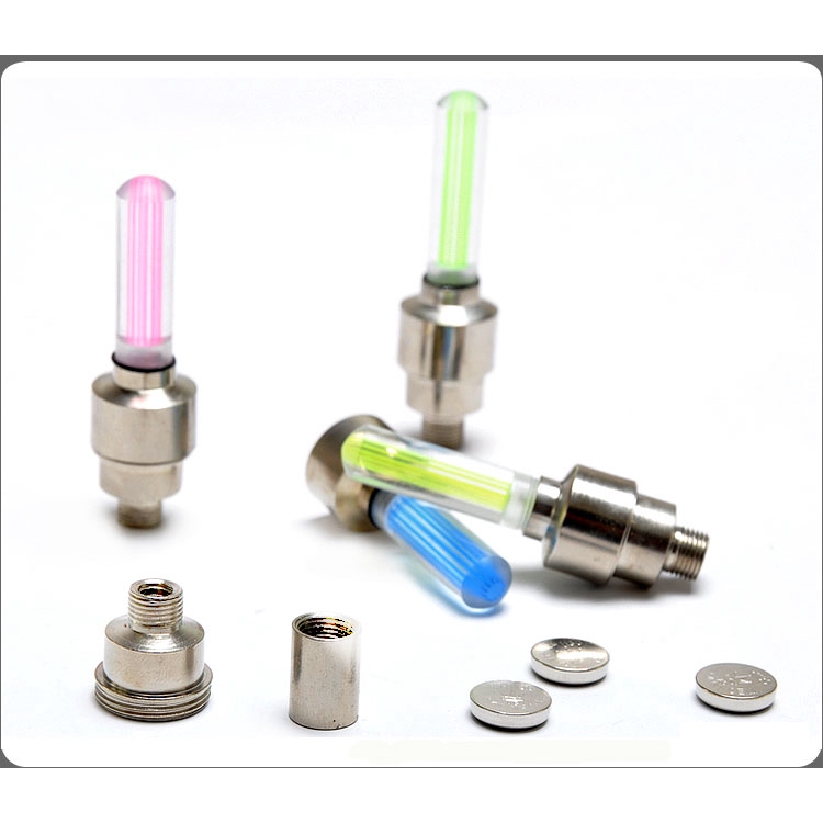 Bộ 2 Đèn Neon LED Thời Trang Gắn Van Xe Đạp, Xe Máy, Xe Hơi