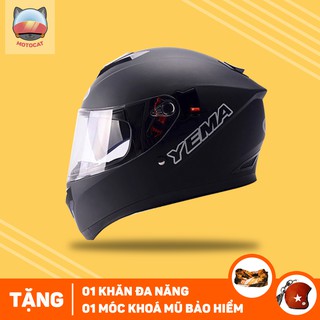 Nón bảo hiểm Fullface Yema Đen nhám