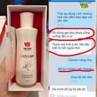 Dung dịch vs Lady care