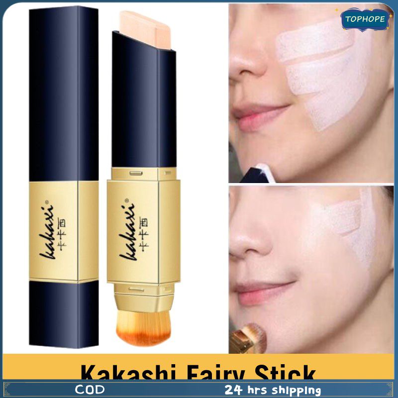 Kakashi Hàn Quốc Cổ Tích Che Khuyết Điểm Dính Kem Nền 2 Đầu Với Bàn Chải Cùng Tiktok Ins nóng