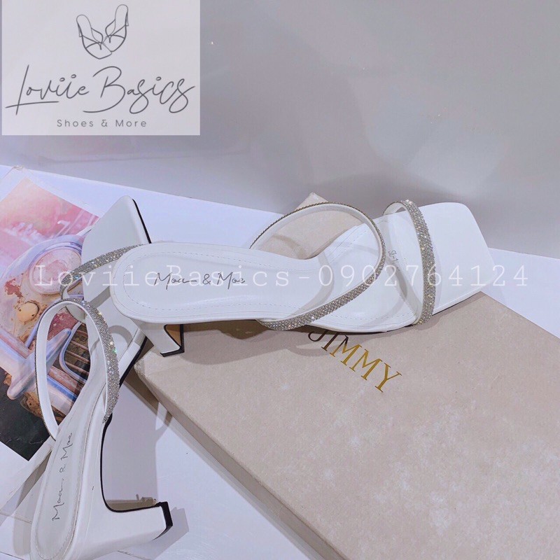 GUỐC CAO GÓT LOVIIEBASICS - GUỐC NỮ 2 DÂY MẢNH GÓT DẸP THỜI TRANG D210109 D190907