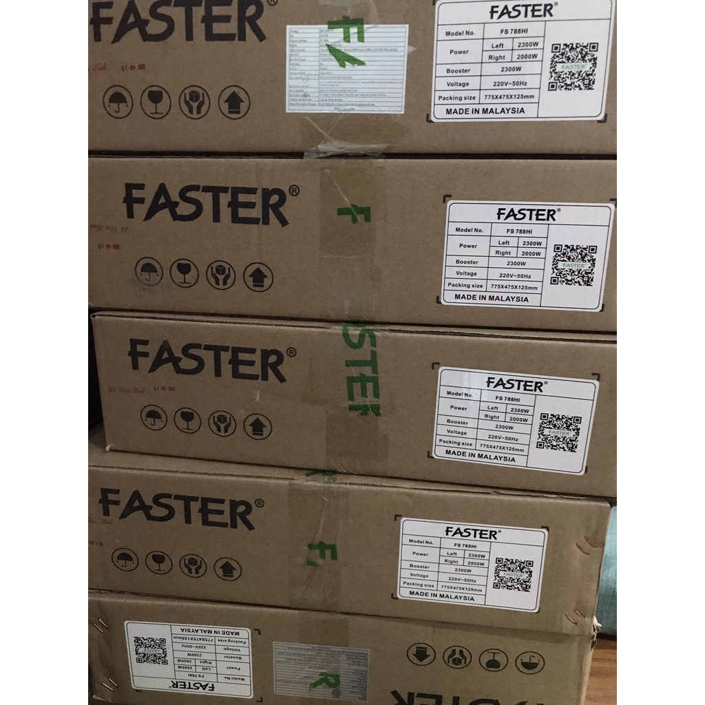 Bếp đôi điện từ hồng ngoại Faster FS788HI Hàng Chính Hãng