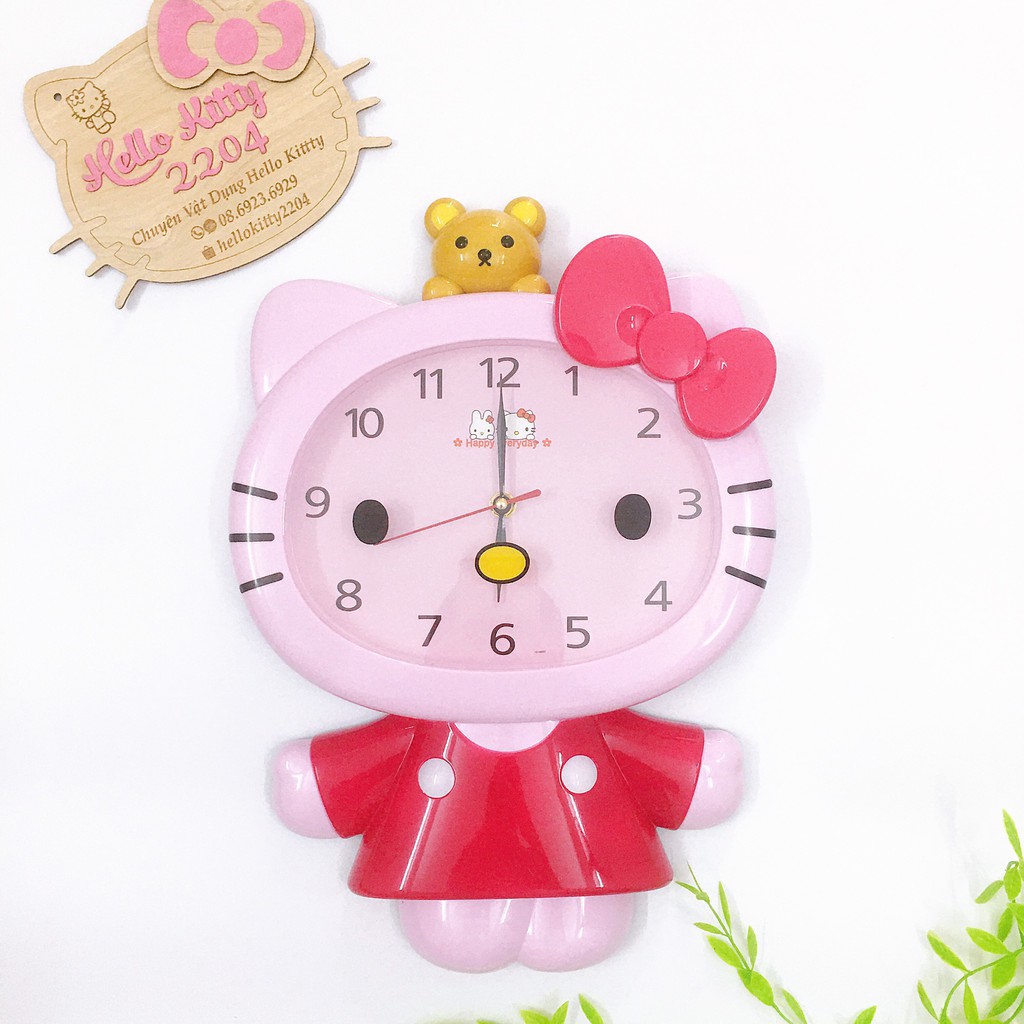 Đồng hồ treo tường Hello KItty