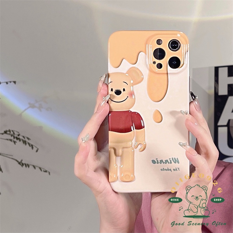 Ốp Lưng Hình Gấu Đáng Yêu Cho Iphone 13 12 11 Pro Max Xs Max Xr