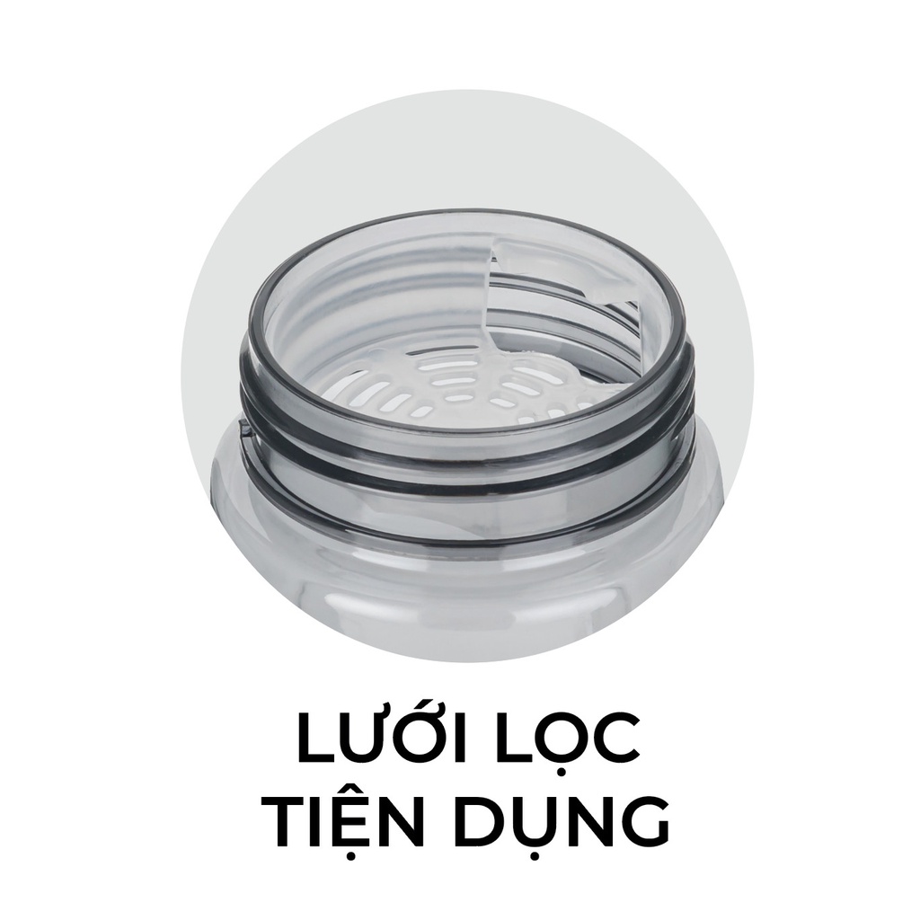 Bình Nước Cao Cấp 700ml Hokori 0082, Bình nước thể thao Việt Nhật Cao Cấp