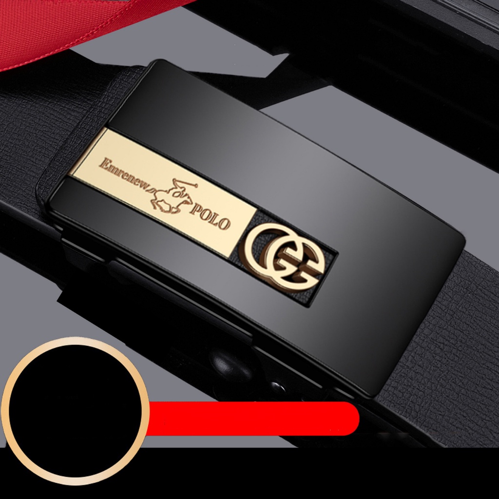 Thắt lưng nam cao cấp, dây nịt nam da bò EMRENEW POLO M4, full hộp