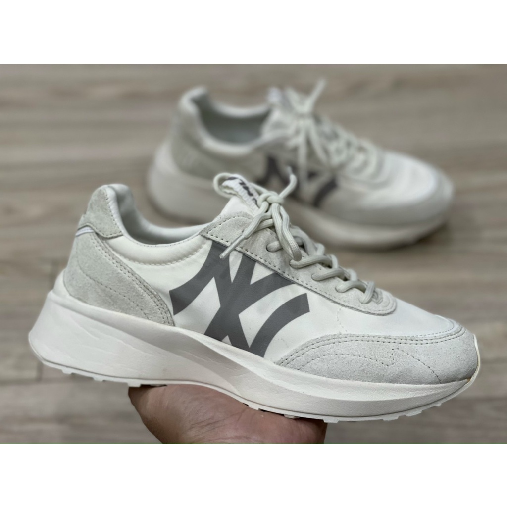 [CHÍNH HÃNG] - GIÀY MLB CHUNKY JOGGER NEW YORK YANKEES - *GREY* - Code: 32SHX1111