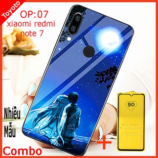 COMBO ốp lưng XIAOMI REDMI NOTE 7 sang trọng (TẶNG KÈM 1 kính cường lực full màn hình) TOYOTO