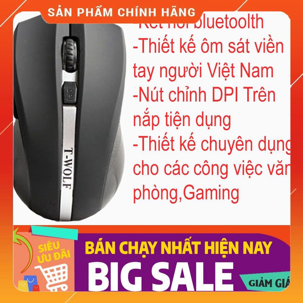 Chuột Gaming KHÔNG DÂY Cao Cấp QUEEN-5 Chất Từng Centimet