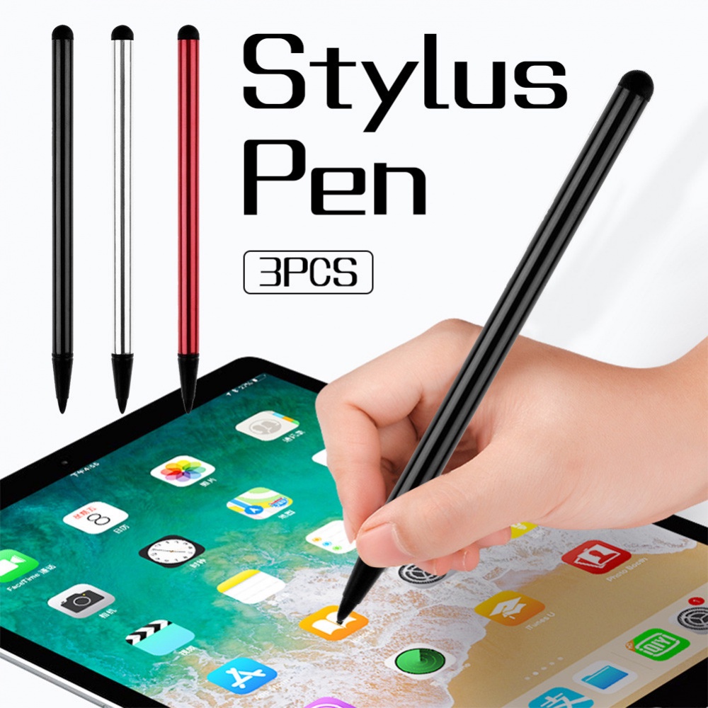 Set 3 bút cảm ứng 2 trong 1 thích hợp cho điện thoại máy tính bảng Iphone Ipad Samsung PC
