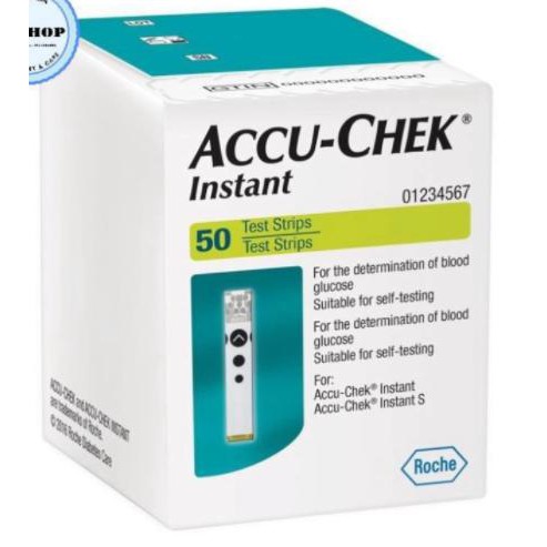 [Giá sỉ, SX Mỹ] Que thử đường huyết Accu-Chek INSTANT cho máy đo đường huyết, NK chính ngạch tem niêm phong nhãn phụ TV