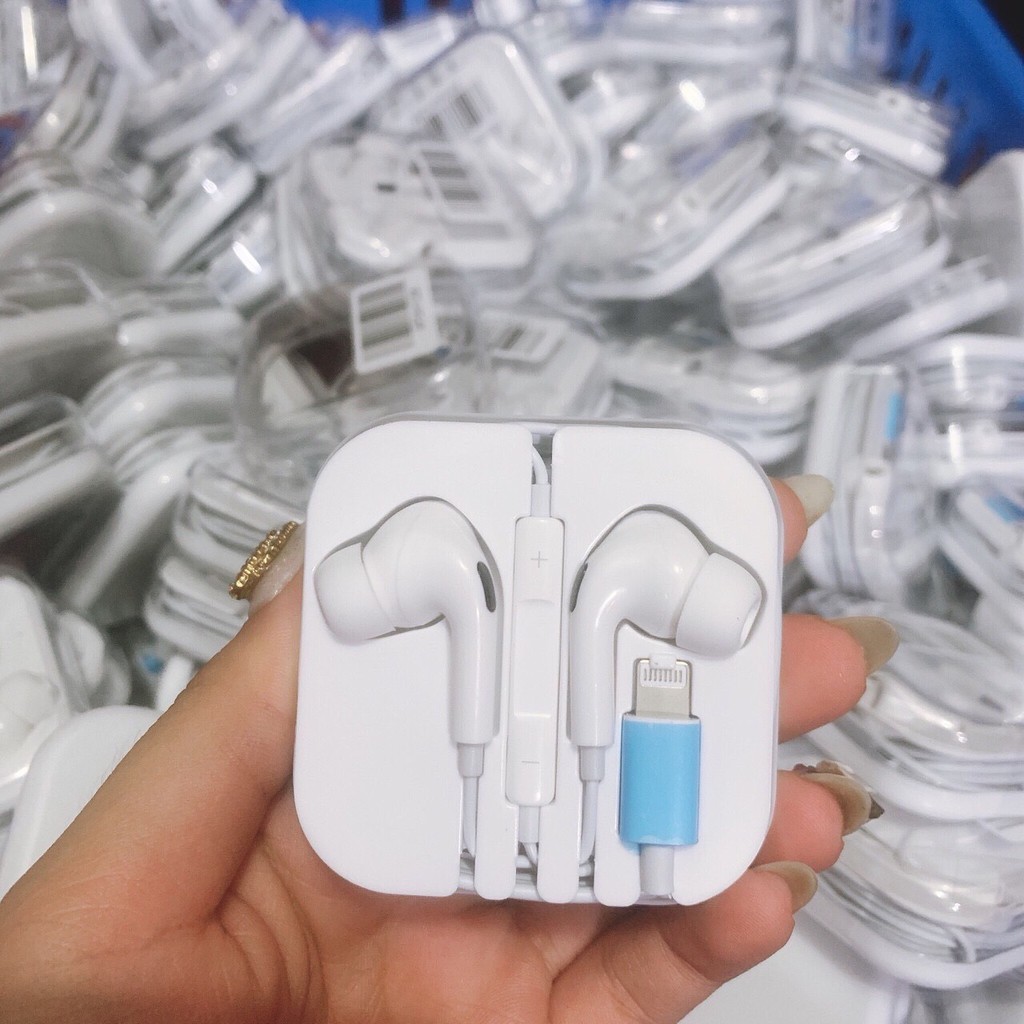 Có Míc Đàm Thoại - Tai nghe Bluetooth iPhone 7/8/X/11 cổng Lightning thiết kế mới tinh tế