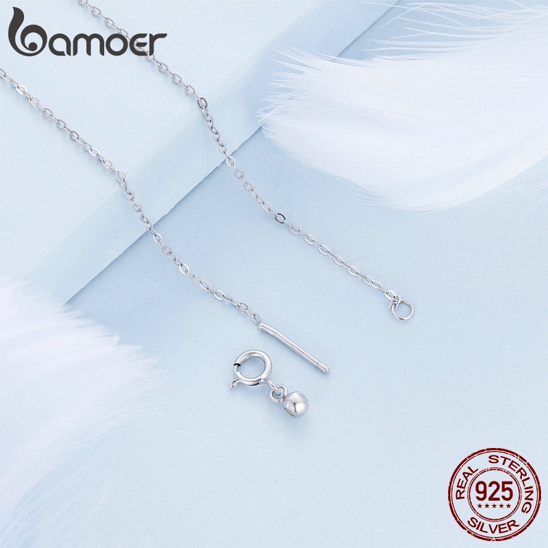 BAMOER Vòng cổ bạc 925 Thời Trang Cho Nam Nữ