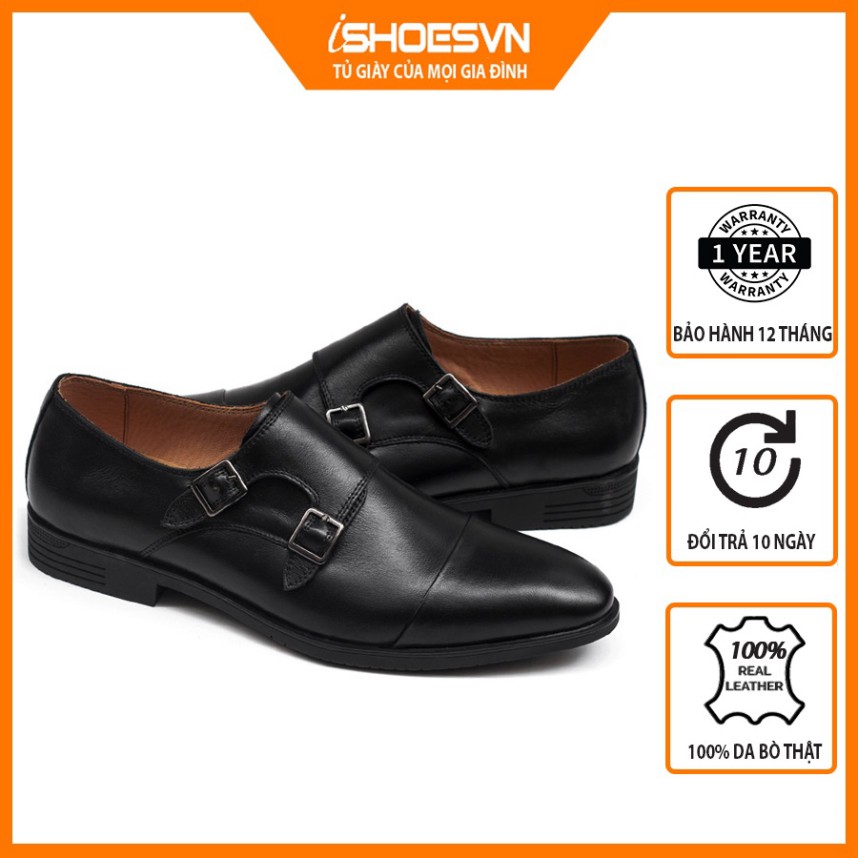 Giày da bò nam công sở thời trang cao cấp ISHOESVN IS426 giày ishoes
