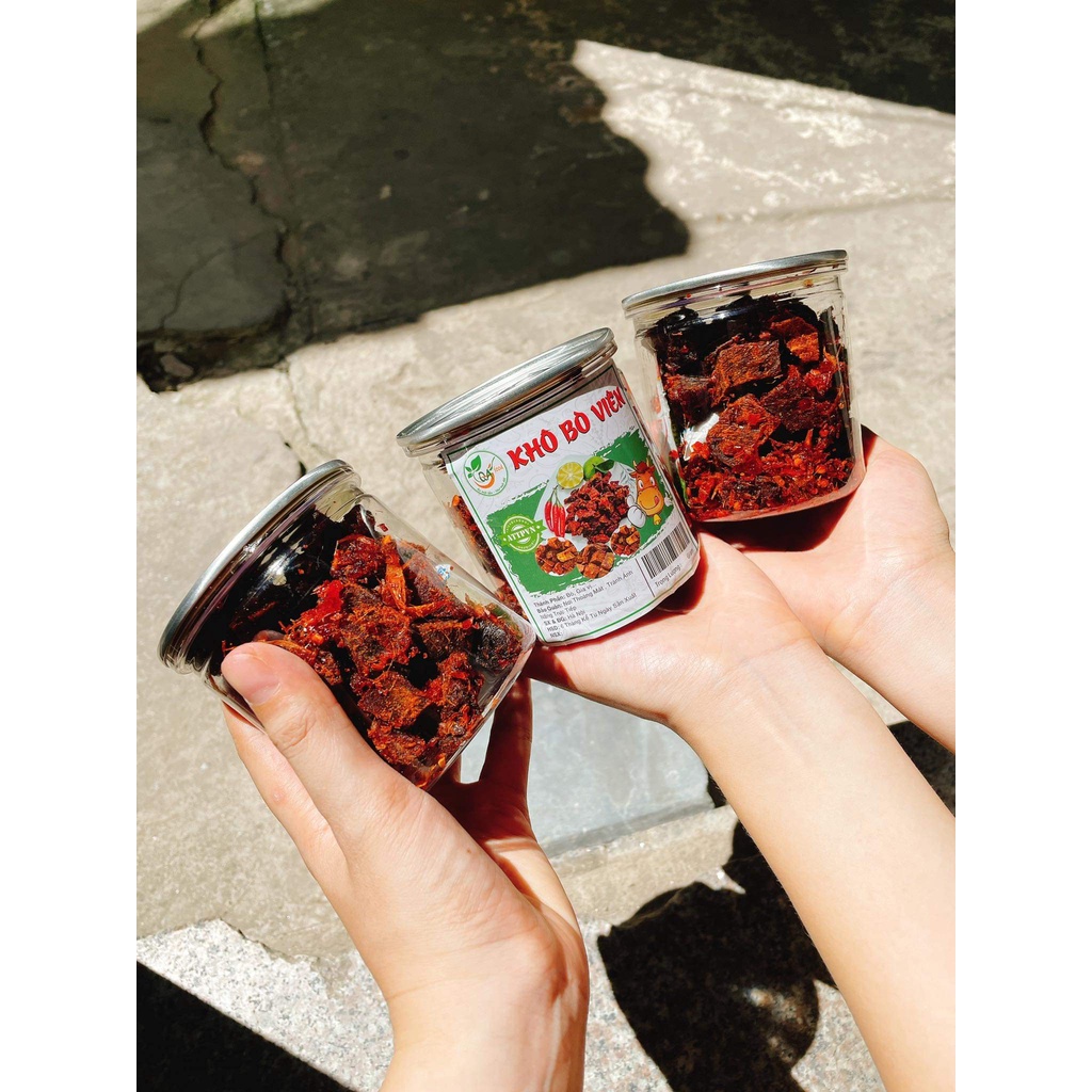 khô bò viên hồng ngự hũ 250gr thơm ngon đậm vị | BigBuy360 - bigbuy360.vn