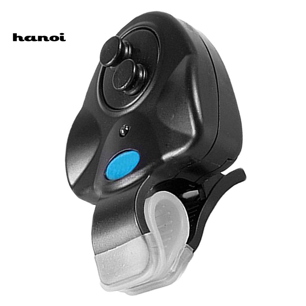 Chuông Báo Cá Cắn Câu Điện Tử Có Đèn LED Dạng Kẹp Cần Câu Cá Ban Đêm