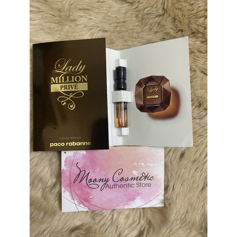 Vial mẫu thử nước hoa nam nữ Paco rabanne 1 milion/Lady minion/Invictus/pure xs/Olympea 1.5ml