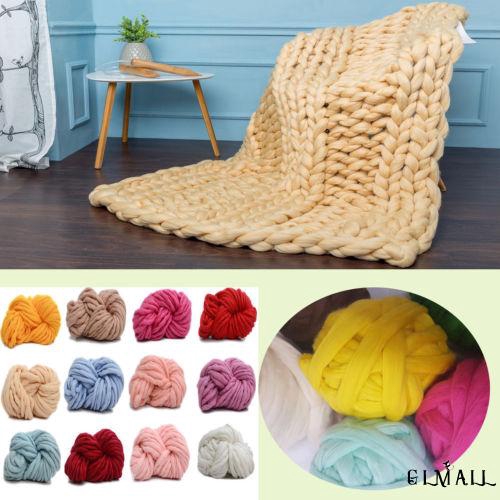 Cuộn len sợi to siêu mềm mại đan móc đồ thủ công