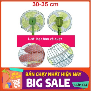 Lưới bọc lồng quạt máy size 30-35cm bảo vệ an toàn cho trẻ nhỏ tại nhà giữ cho quạt luôn sạch sẽ