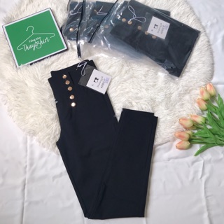 Quần legging Hàn đính khuy