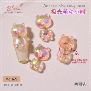 Charm gấu đầu lắc lư