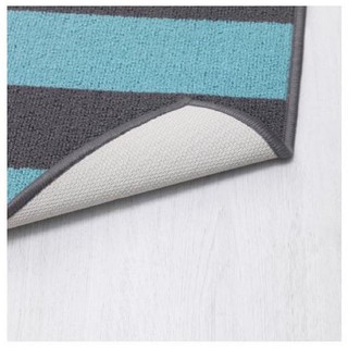Thảm cửa ra vào 44x66cm màu xanh, ghi