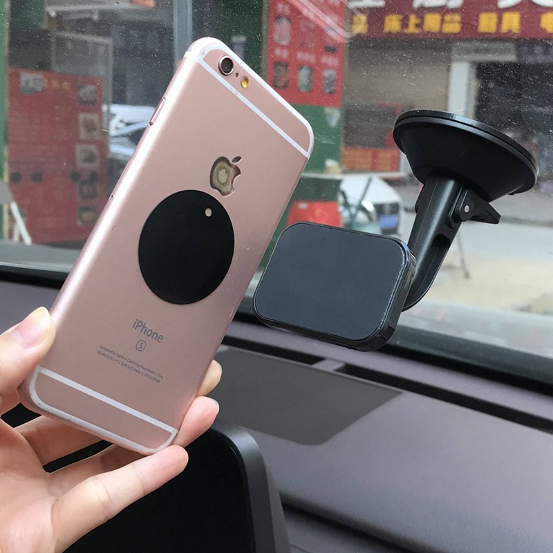 Giá đỡ điện thoại nam châm gắn kính chắn gió ô tô xoay 360 độ cho iPhone Xiaomi Samsung Huawei | BigBuy360 - bigbuy360.vn