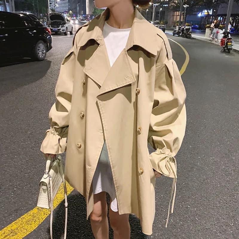 [HÀNG CÓ SẴN] Áo kaki trenchcoat nữ siêu xinh | BigBuy360 - bigbuy360.vn