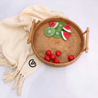 Khay mây guột tai tròn xuất khẩu