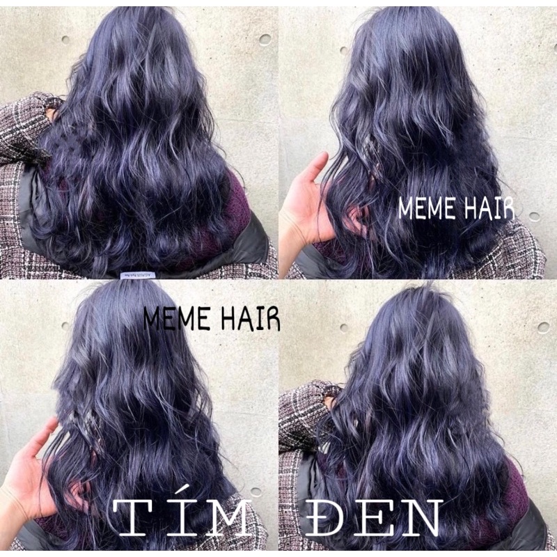 Combo Nhuộm Tóc Tím Đen