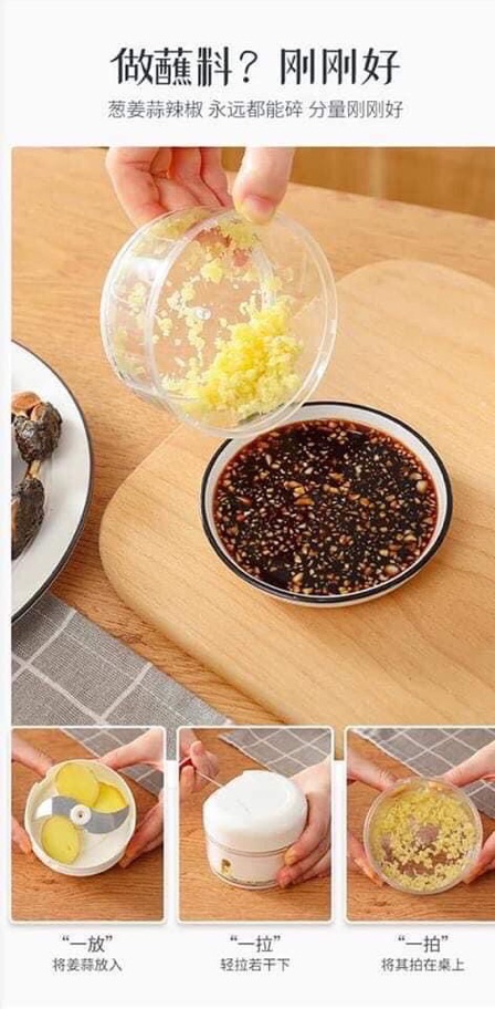 DỤNG CỤ KÉO XAY TỎI ỚT