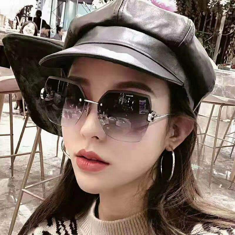 Kính Mát Đính Kim Cương Không Gọng Mới Phiên Bản Hàn Quốc Cho Nữ