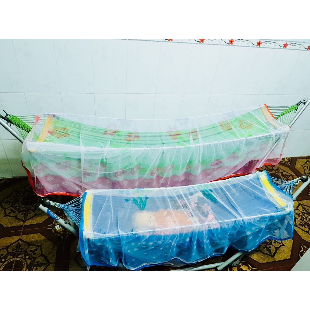 Mùng màn dành cho võng chống muỗi cho bé và người lớn đi làm xa