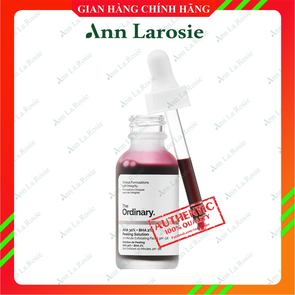 Thanh tẩy da AHA 30% + BHA 2% Peeling Solution - The Ordinary