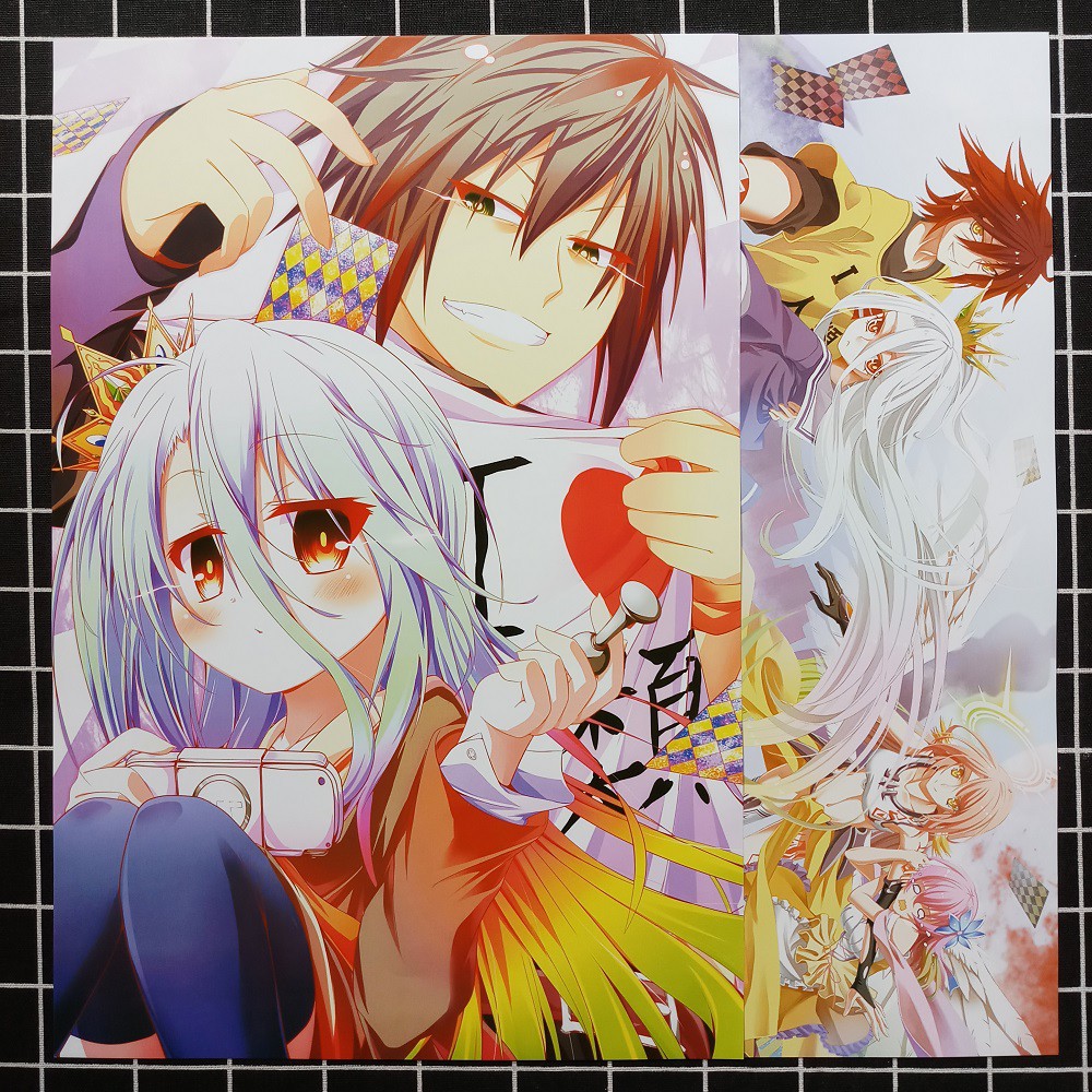 Poster No Game No Life (8 Tờ)