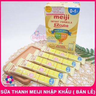 Sữa meiji thanh số 0-1 tuổi nhập khẩu chính hãng