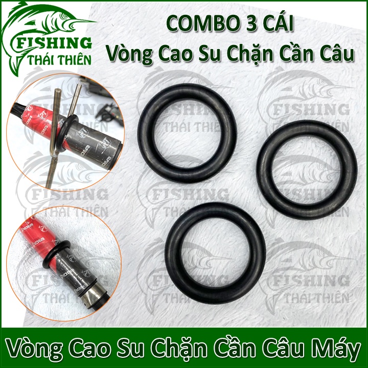 Combo 3 Cái Vòng Cao Su Chặn Cầu Câu, Gác Cần Máy Siêu Bền Tiện Lợi