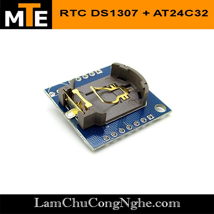 Module thời gian thực RTC DS1307 + AT24C32 kèm pin Cr2032